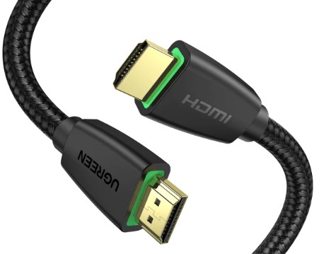 Câble HDMI vers HDMI/Tressé/3m/Noir - Connectique TV/Hifi/Video - 0