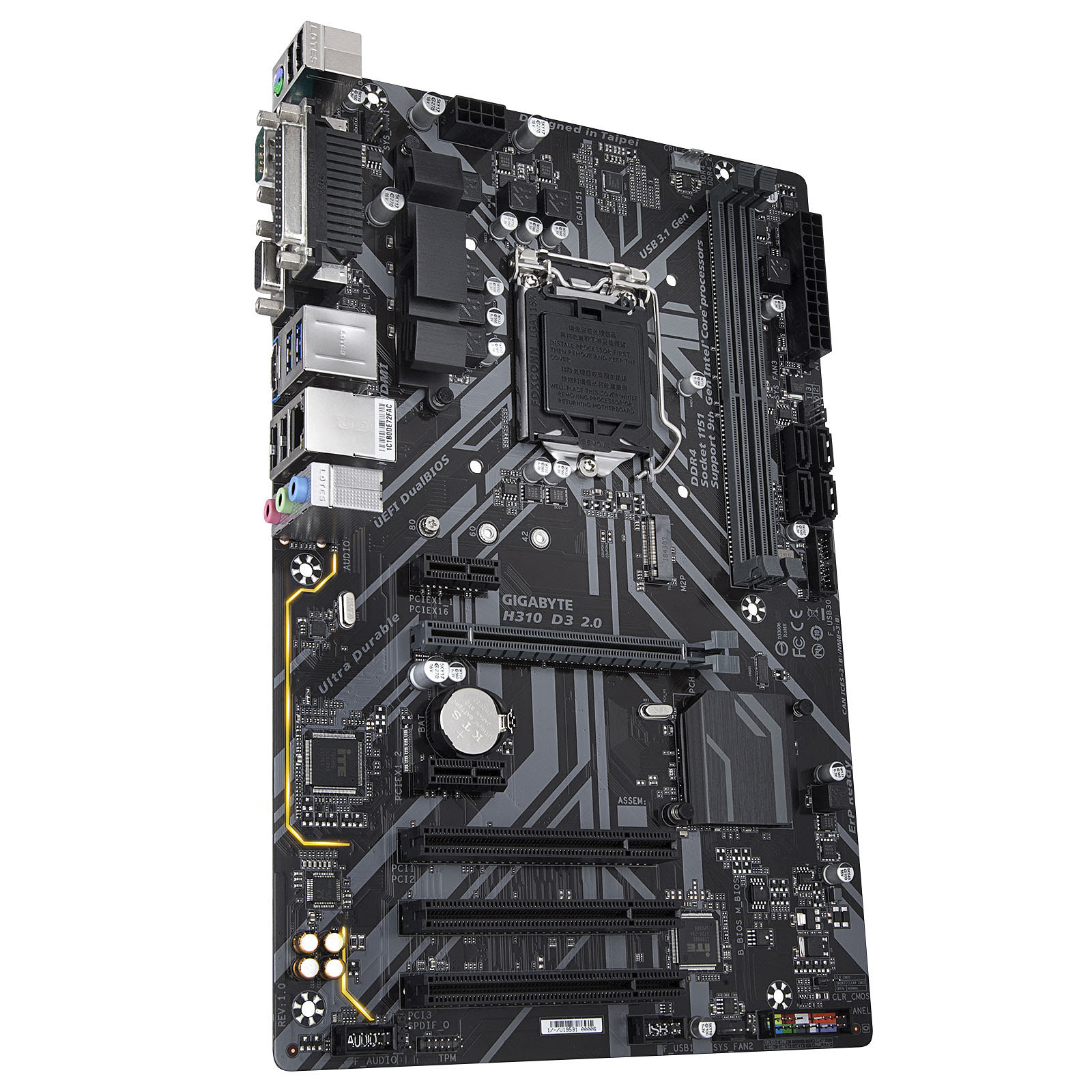 Gigabyte H310 D3 2.0 ATX  - Carte mère Gigabyte - Cybertek.fr - 2