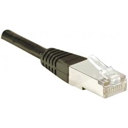 Connectique réseau   Câble Cat6 1m FTP Noir Cybertek