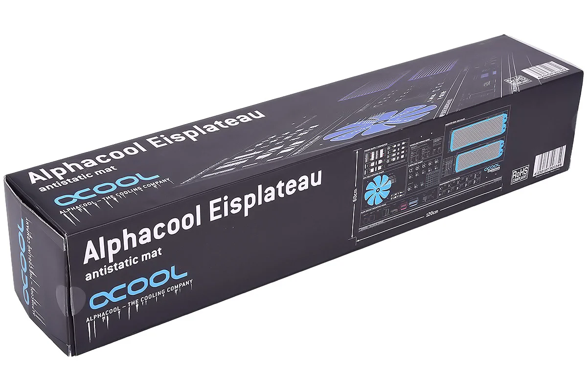 Alphacool Eisplateau tapis de watercooling custom - 120x60cm - Tapis de souris - 4