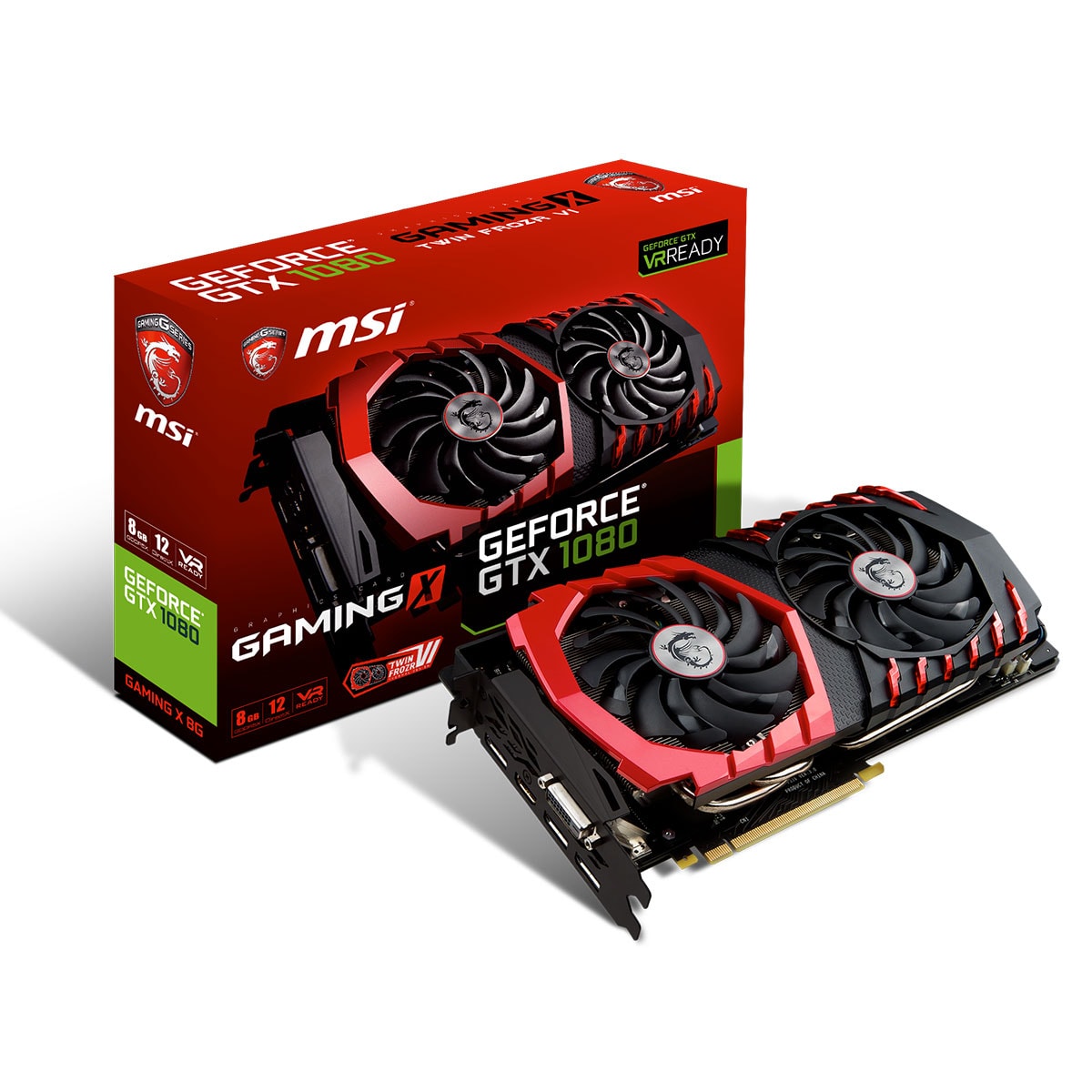 MSI GTX 1080 GAMING X+ 8G  - Carte graphique MSI - Cybertek.fr - 0