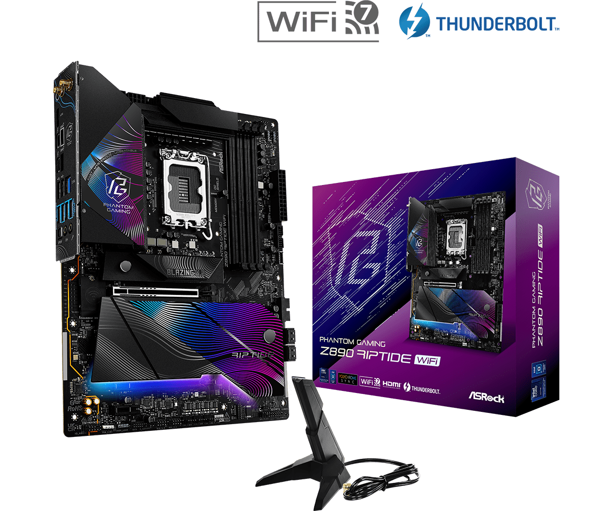 ASRock Z890 RIPTIDE WIFI ATX  - Carte mère ASRock - Cybertek.fr - 0