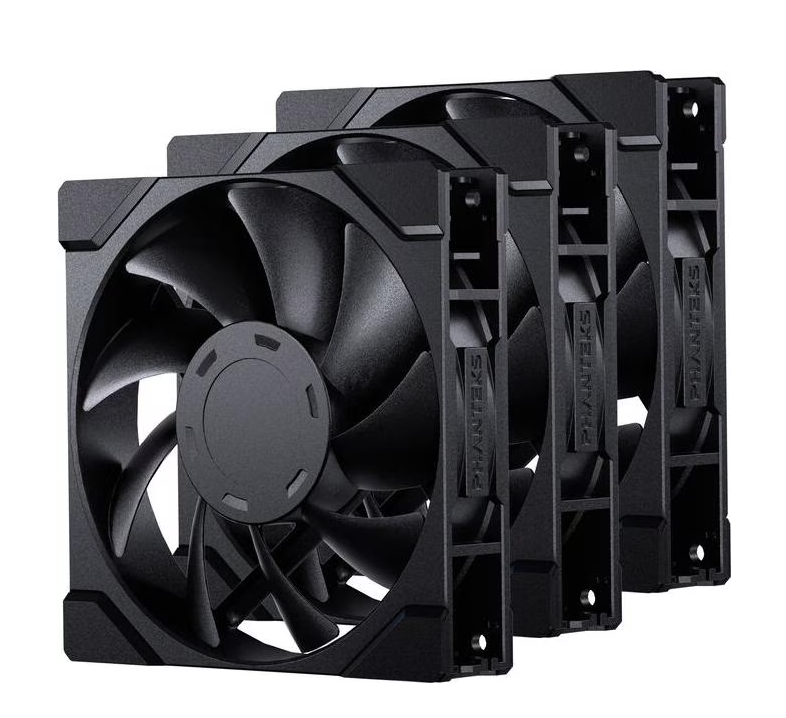 Phanteks M25 Gen2 PWM Noir (Pack de 3x120mm) - Ventilateur boîtier - 0