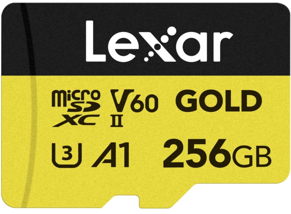 Lexar Gold - Micro SD 256Go V60 - Carte mémoire Lexar - 0