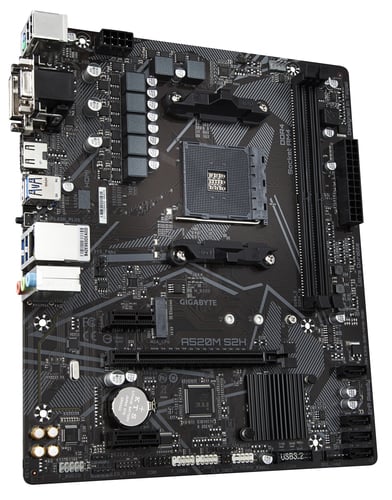 Gigabyte A520M S2H Micro-ATX  - Carte mère Gigabyte - Cybertek.fr - 2