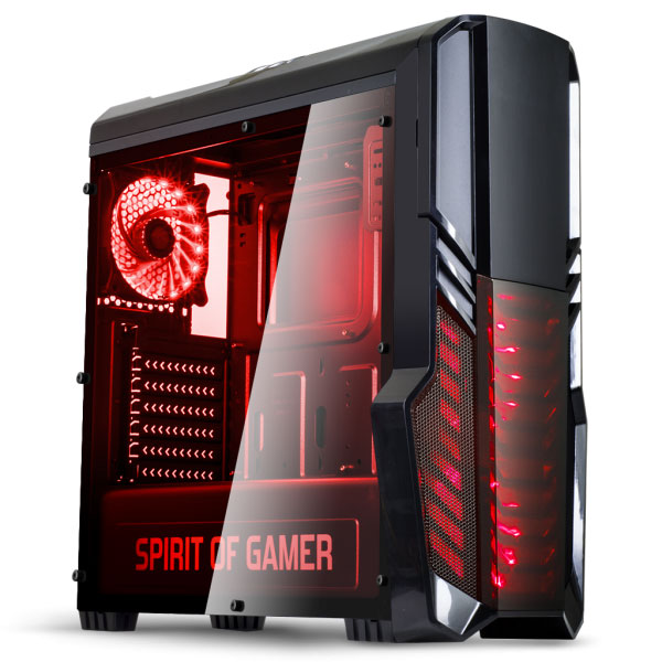 Spirit Of Gamer ROGUE II RGB Noir - Boîtier PC Spirit Of Gamer - 4