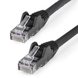 StarTech 2m LSZH CAT6 Ethernet Cable 10GbE Black #