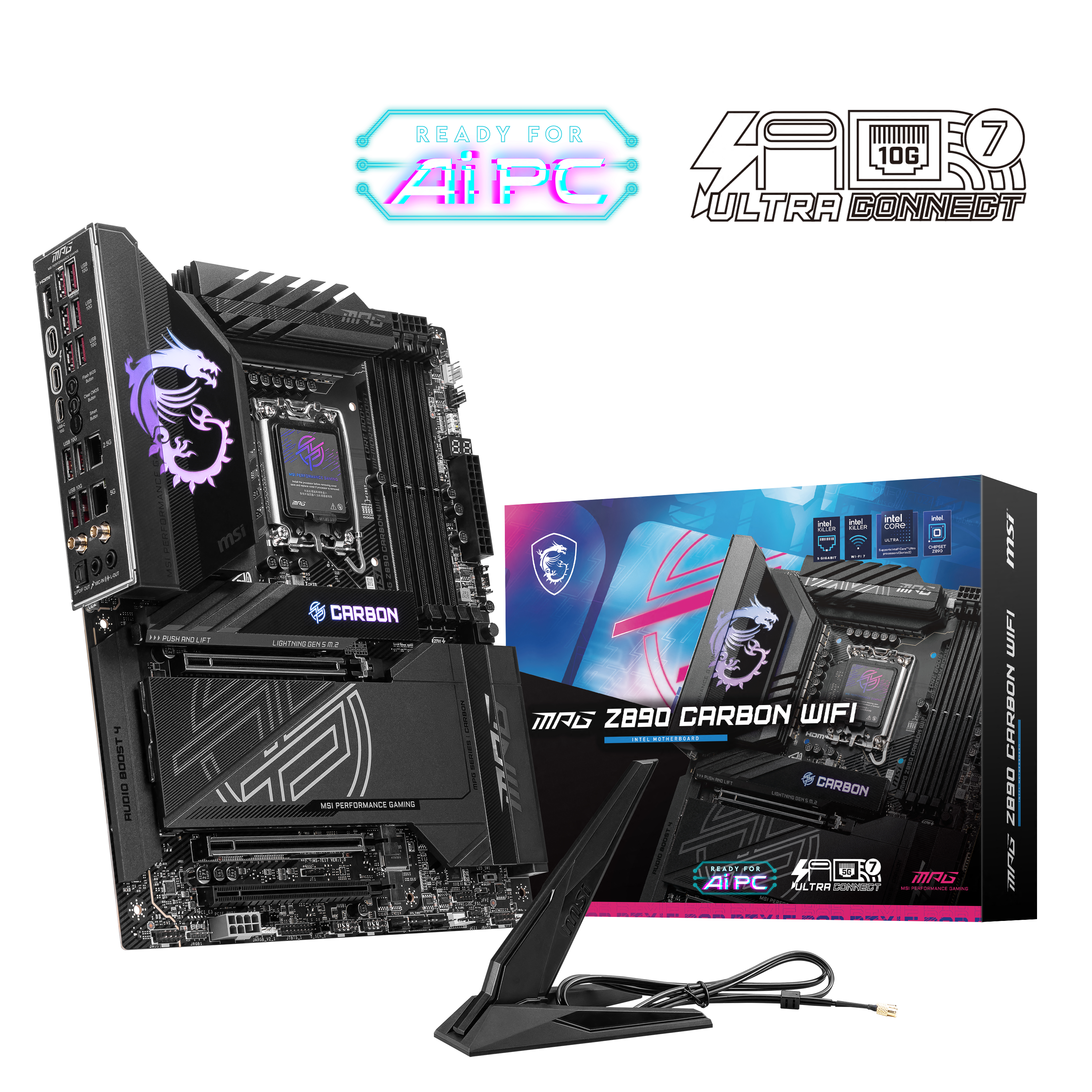 MSI MPG Z890 CARBON WIFI ATX  - Carte mère MSI - Cybertek.fr - 5