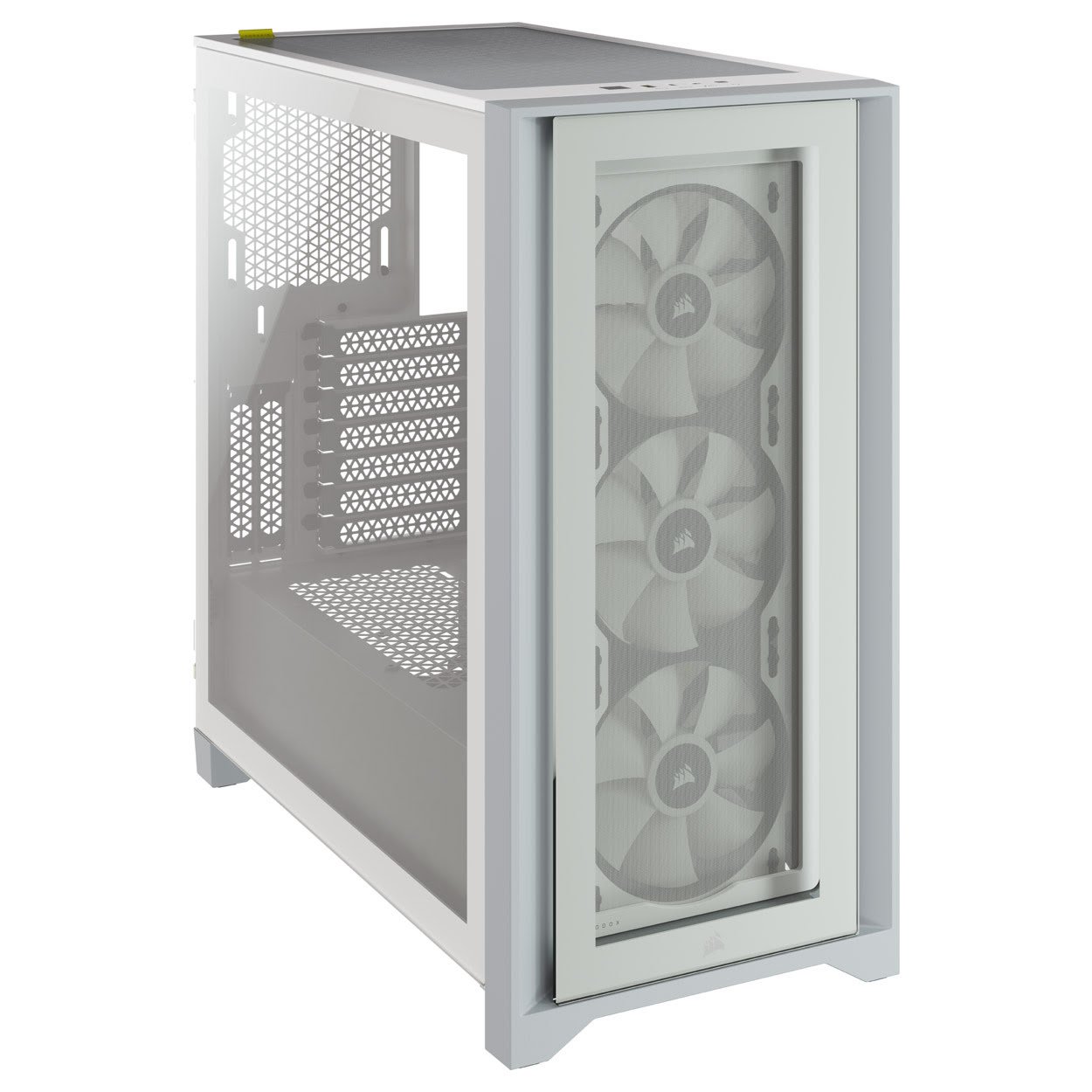 Corsair iCUE 4000X RGB Tempered Blanc Blanc - Boîtier PC Corsair - 3