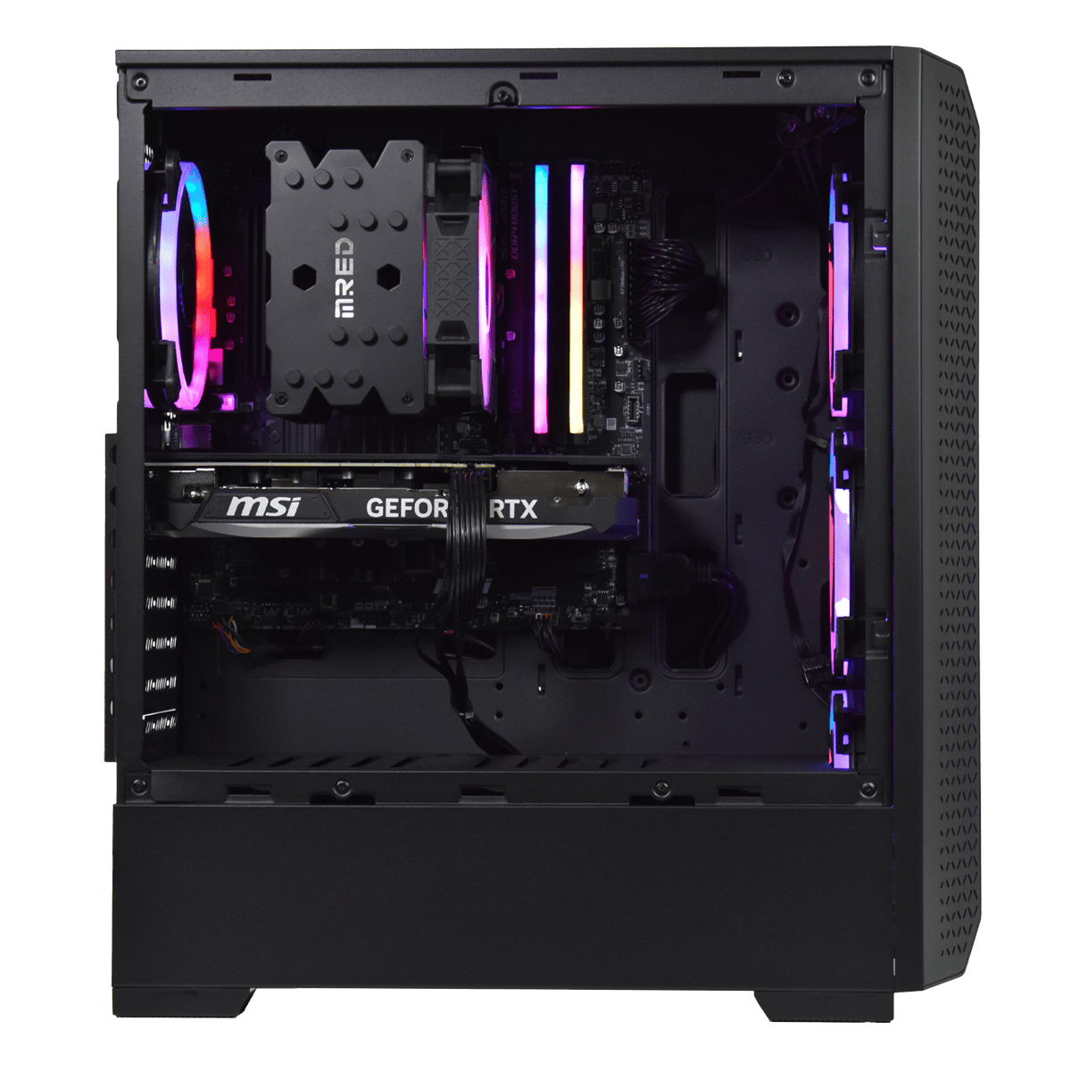 Cybertek RAFALE - R7-5700X/4070S/32Go/1To - Achat / Vente PC Fixe sur Cybertek.fr - 1