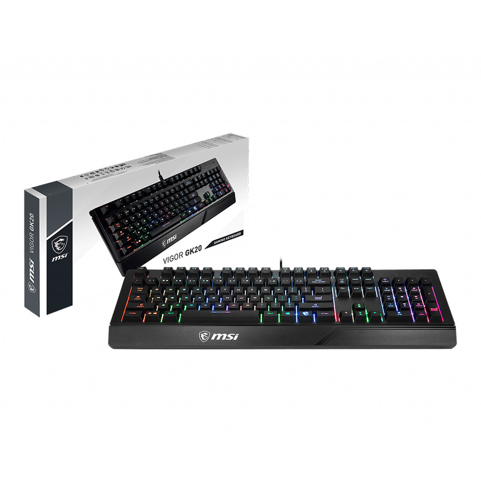 MSI Vigor GK20 - Clavier PC MSI - Cybertek.fr - 1