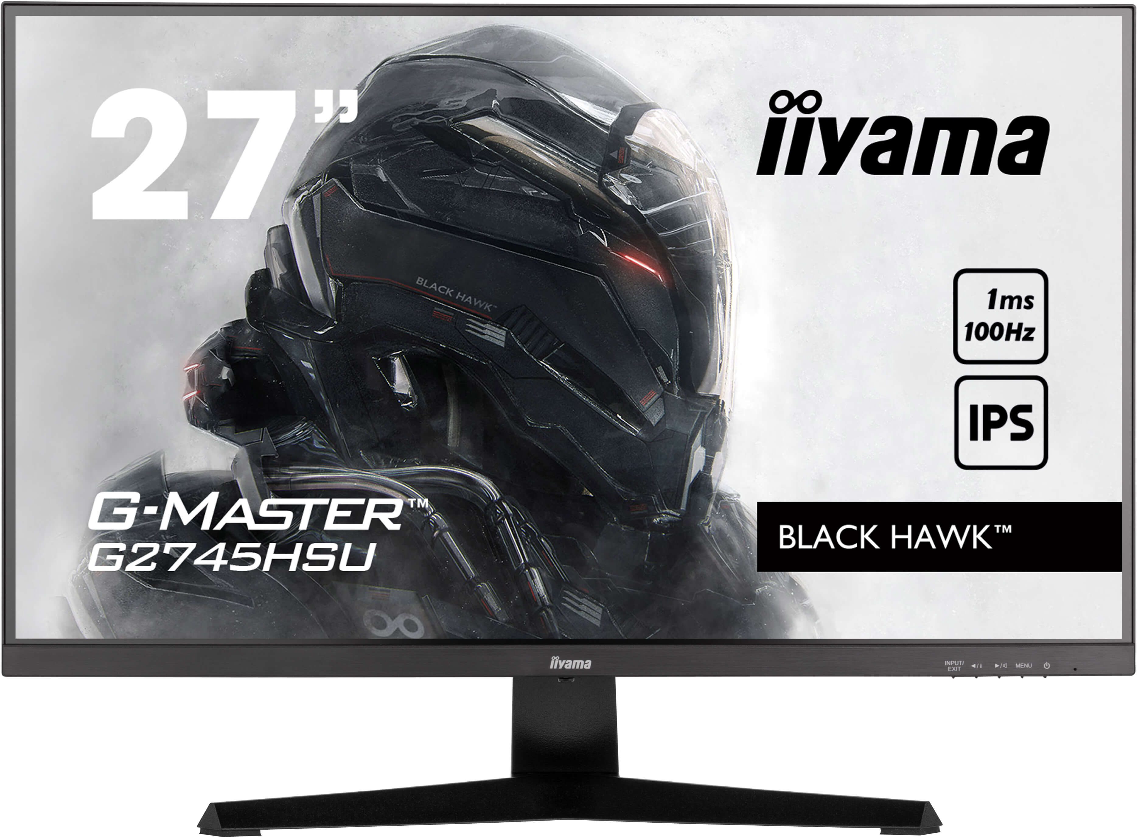 Iiyama 27"  G2745HSU-B2 - Ecran PC Iiyama - Cybertek.fr - 0