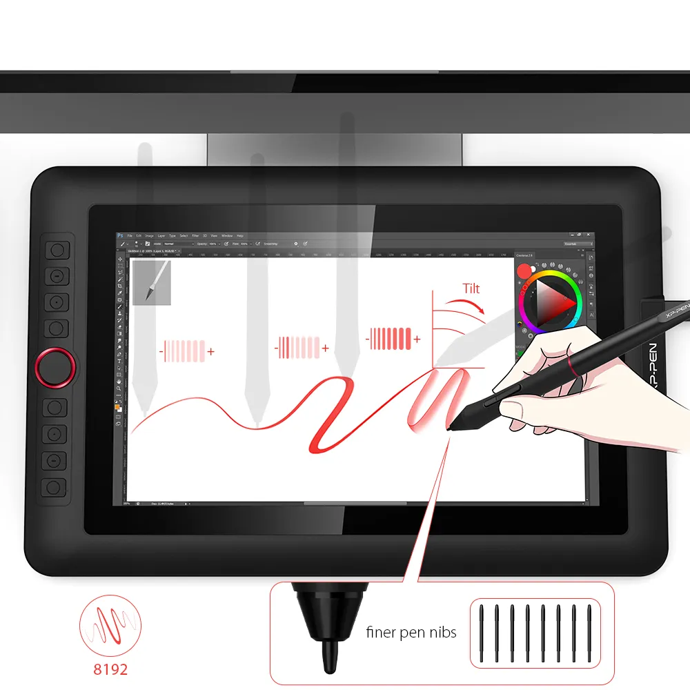 XPPEN Artist 13,3 Pro 5080LPI/13.3"/Noir - Tablette graphique - 4