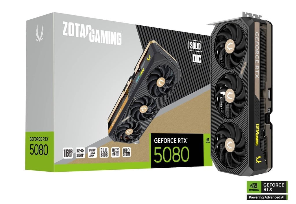 ZOTAC GeForce RTX 5080 SOLID OC  - Carte graphique ZOTAC - 0