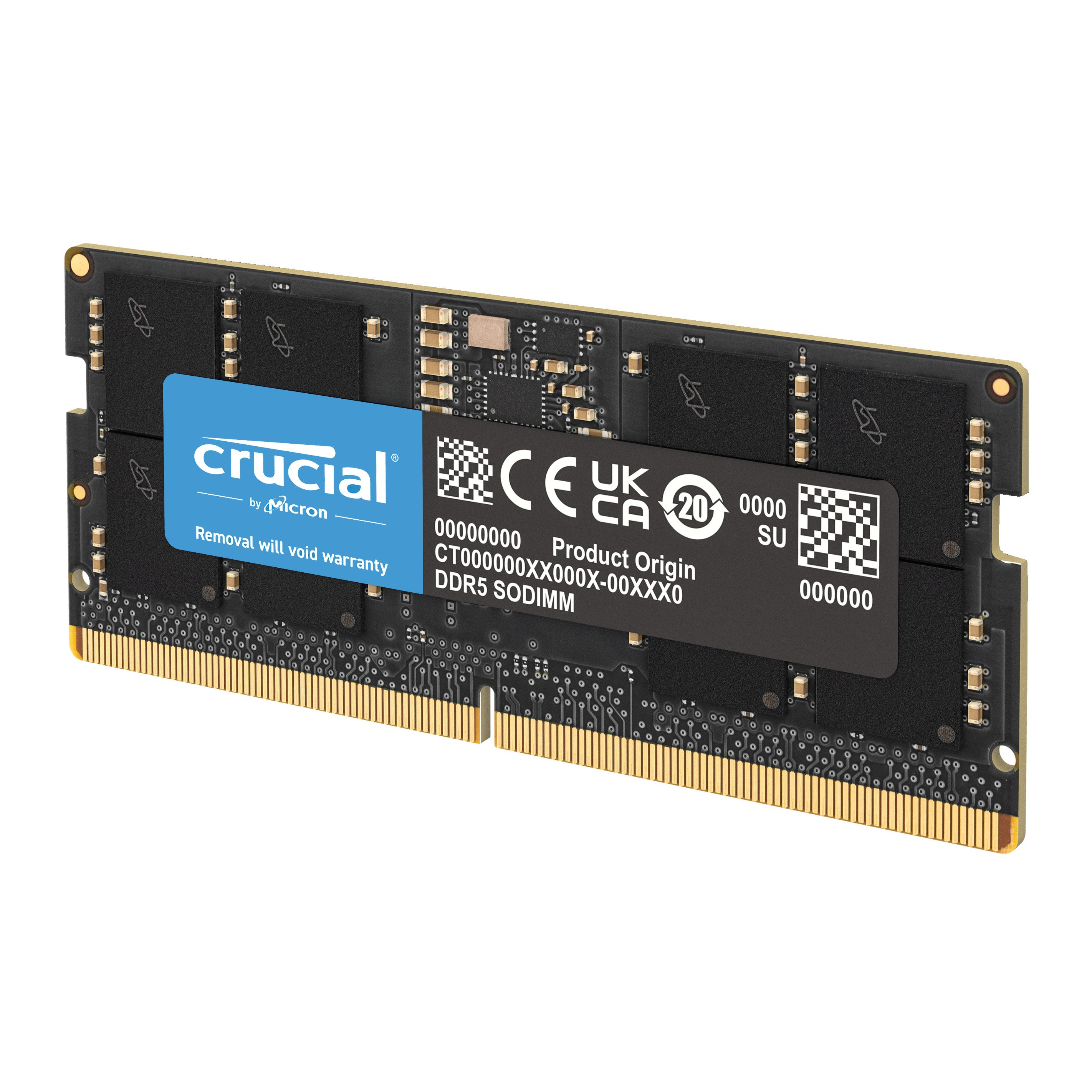 Crucial Classic SODIMM 64G DDR5 5600MHz - Mémoire PC Crucial sur Cybertek.fr - 1