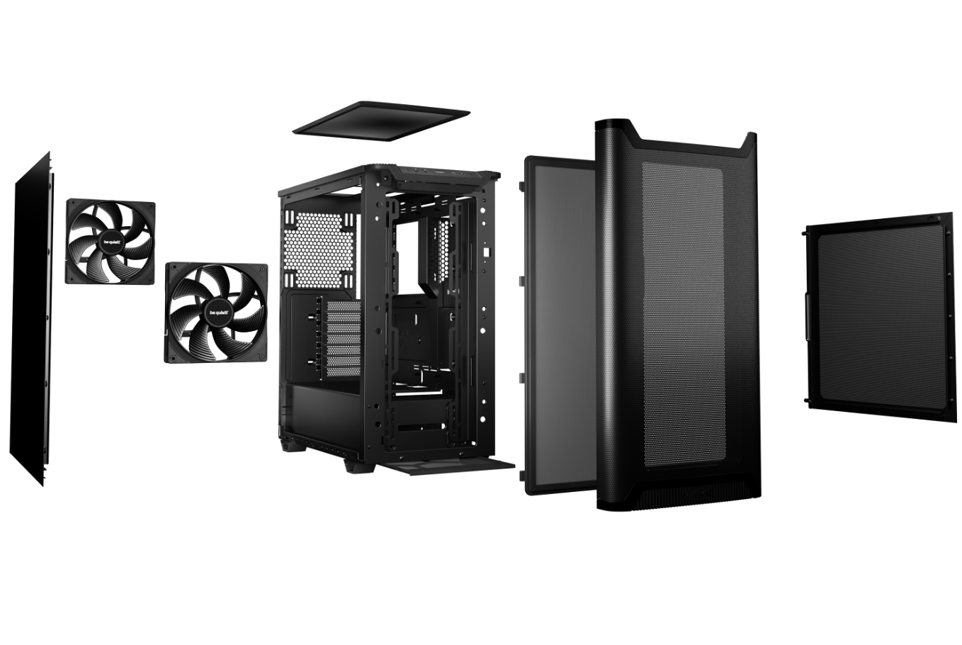 be quiet! PURE BASE 501 Airflow Black Noir - Boîtier PC be quiet! - 3