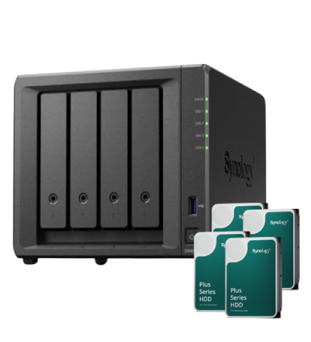 image produit Synology DS923+ 4 Baies avec 4 Disques de 16 To Cybertek