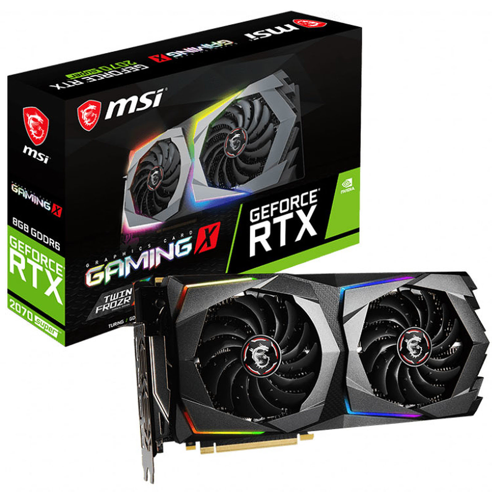 MSI RTX 2070 SUPER GAMING X 8Go - Carte graphique MSI