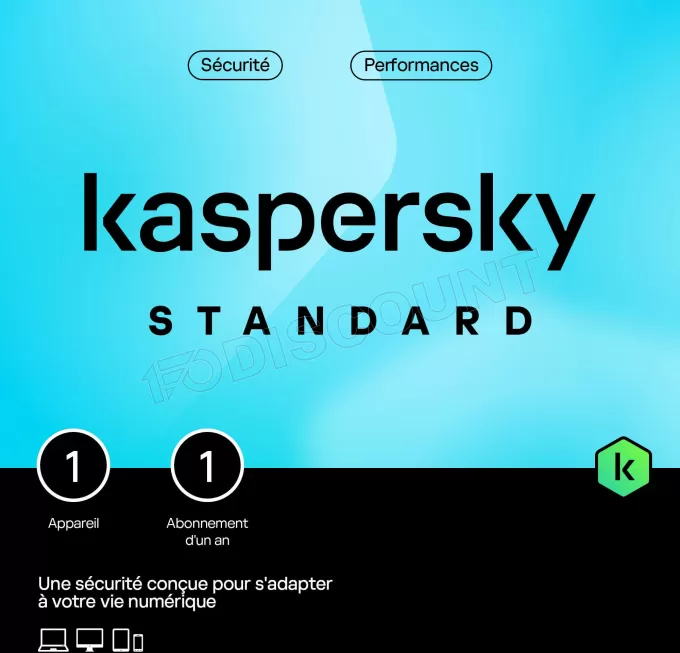 Kaspersky Standard OEM - 1 An / 1 PC - Sans CD - Logiciel sécurité - 0