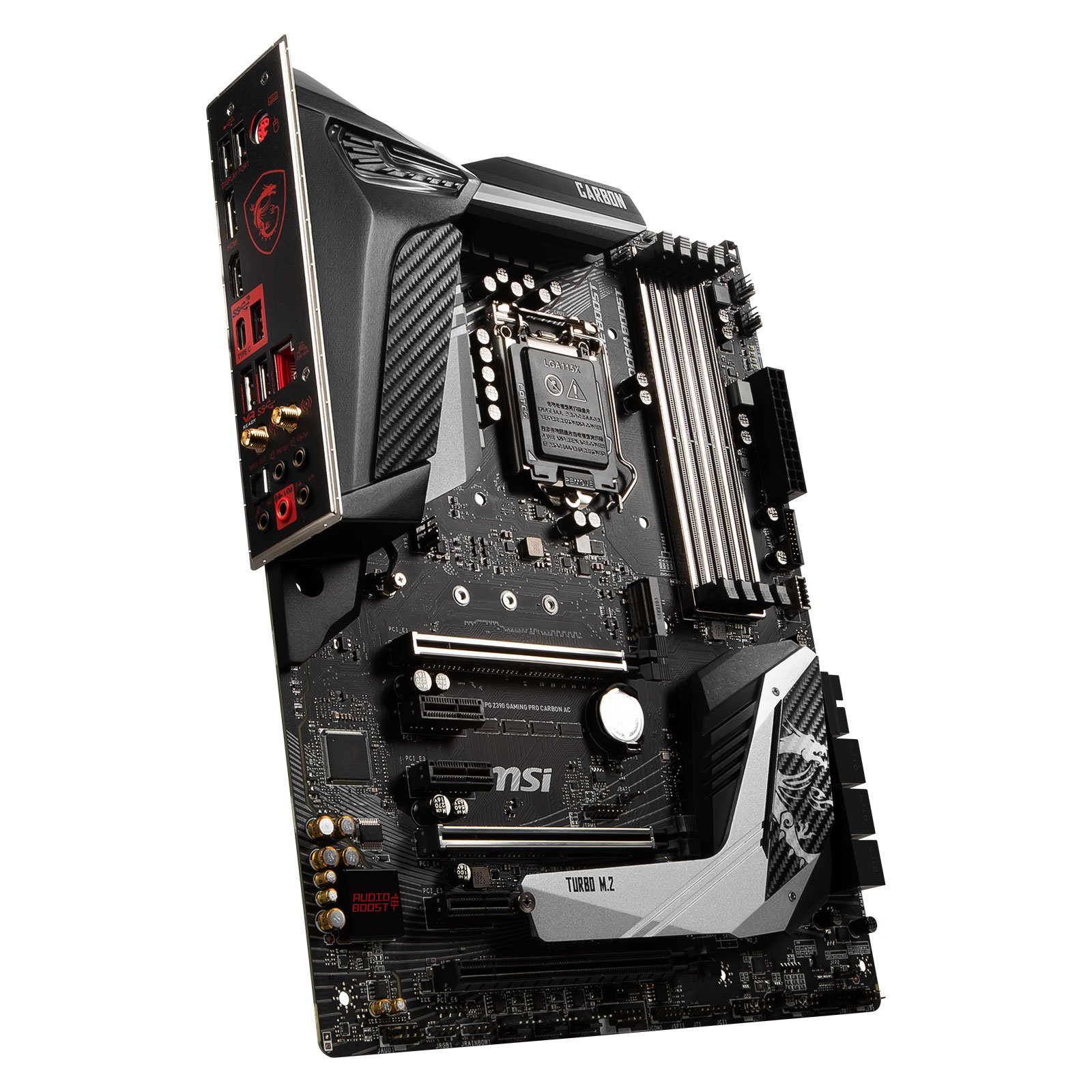 MSI Z390 GAMING PRO CARBON AC ATX Carte mère MSI Cybertek.fr