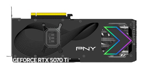 PNY RTX 5070Ti 16GB ARGB Overclocked Triple Fan - Carte graphique - 8