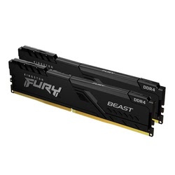 image produit Kingston Fury Beast 32Go (2x16Go) DDR4 3200MHz Cybertek