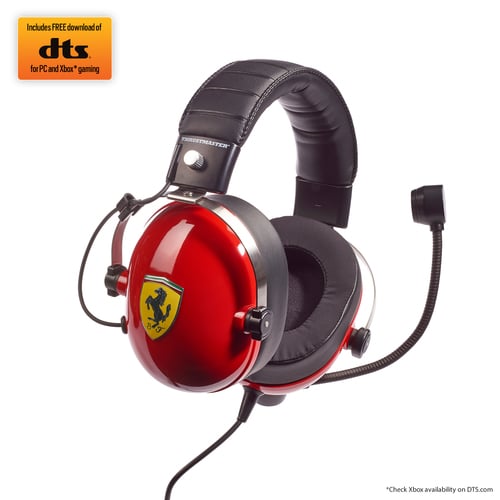 ThrustMaster FERRARI T Stereo Rouge - Micro-casque - Cybertek.fr - 1