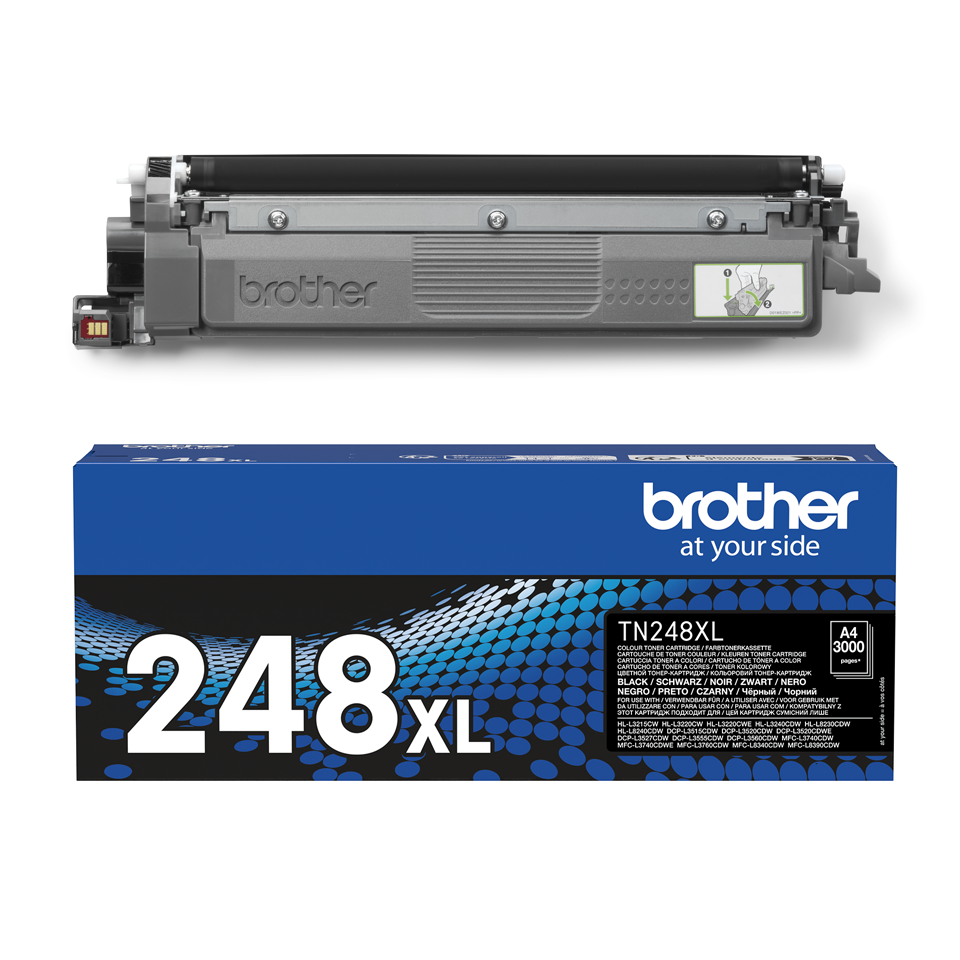 Toner Noir TN-248XLBK pour imprimante Laser Brother - 0