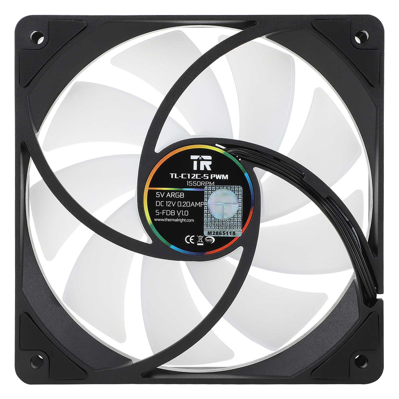 Thermalright TL-C12C-S X3 (Pack de 3x120mm)/Noir - Ventilateur boîtier - 3