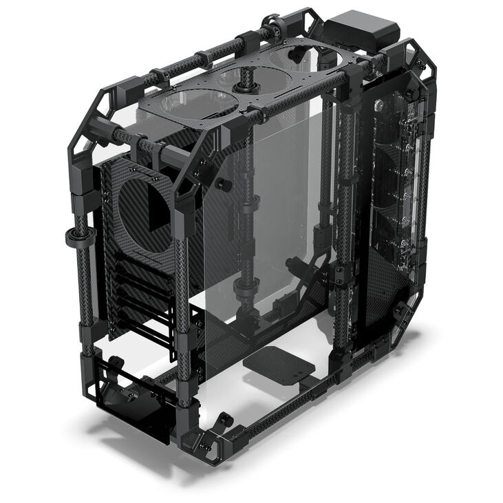 Alphacool Apex Pro Skeleton Carbon  - Boîtier PC Alphacool - 6