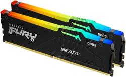 Mémoire PC Kingston Fury Beast 32Go RGB (2x16Go) DDR5 6000MHz Cybertek