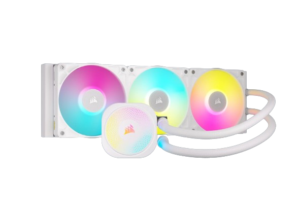 image produit Corsair iCUE LINK TITAN 360 RX RGB Blanc AIO/360mm Cybertek