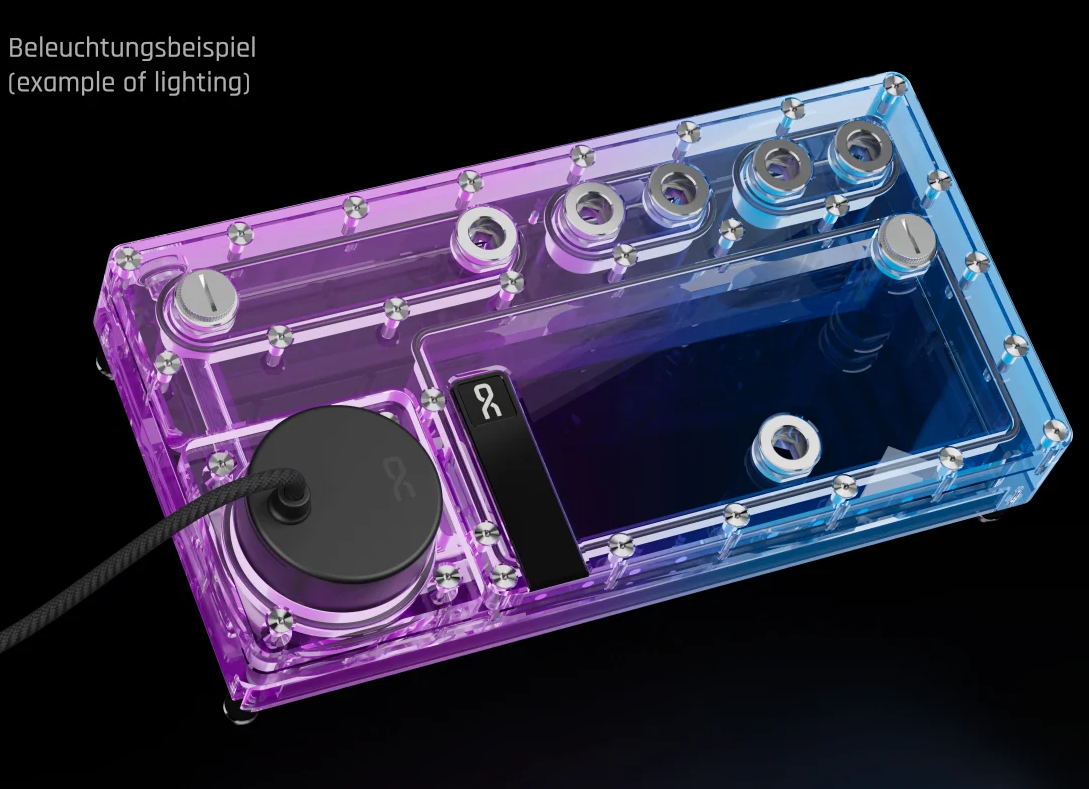 Alphacool Core Distro Plate 280 Left D5 avec pompe VPP Apex - Watercooling - 1