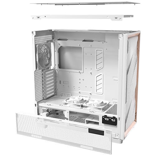 Antec FLUX PRO White Blanc - Boîtier PC Antec - Cybertek.fr - 16