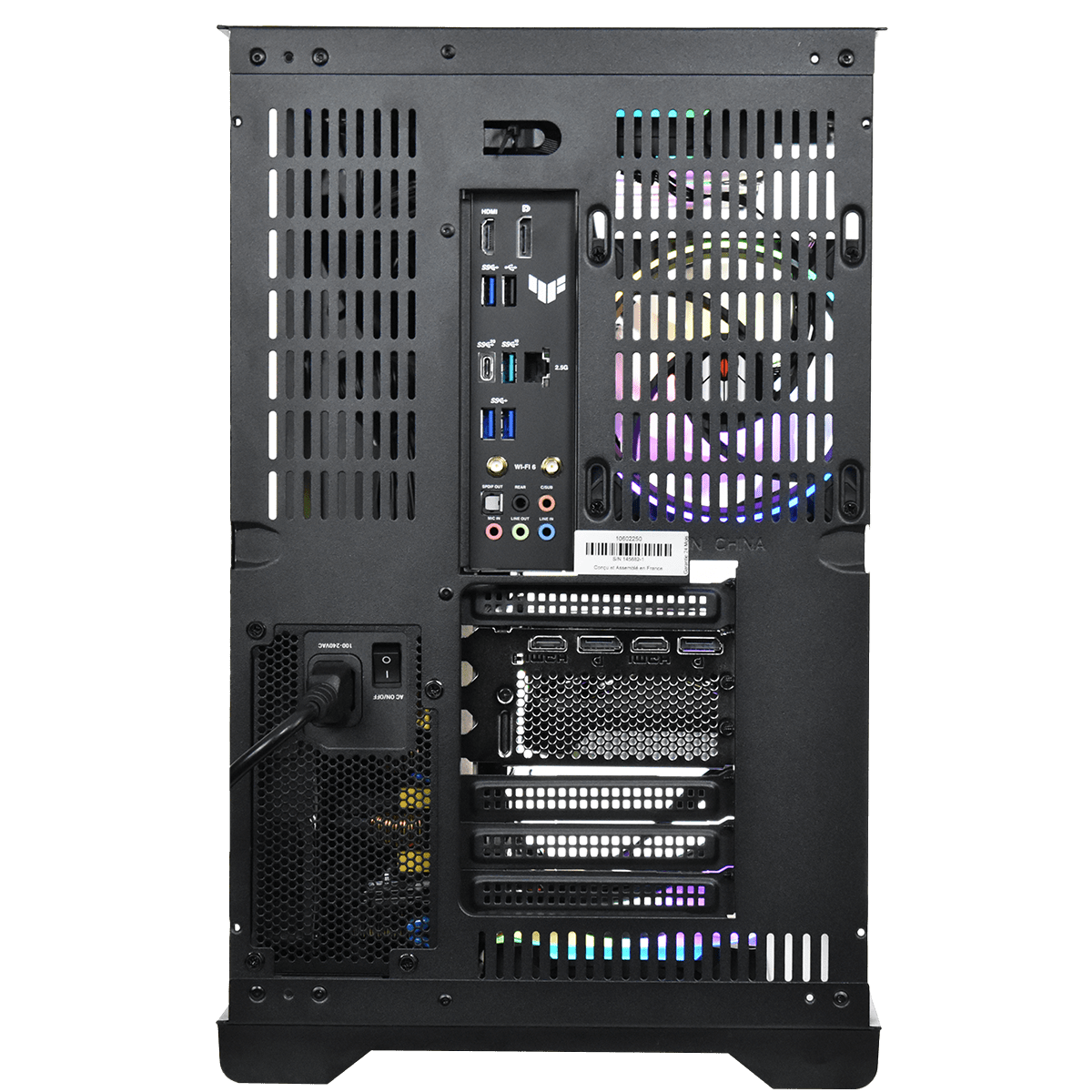 Cybertek 07_blackcyber - I7-14700KF/RTX4080S/32Go/2To/Wifi (PCG-10602250) - Achat / Vente PC Fixe sur Cybertek.fr - 4