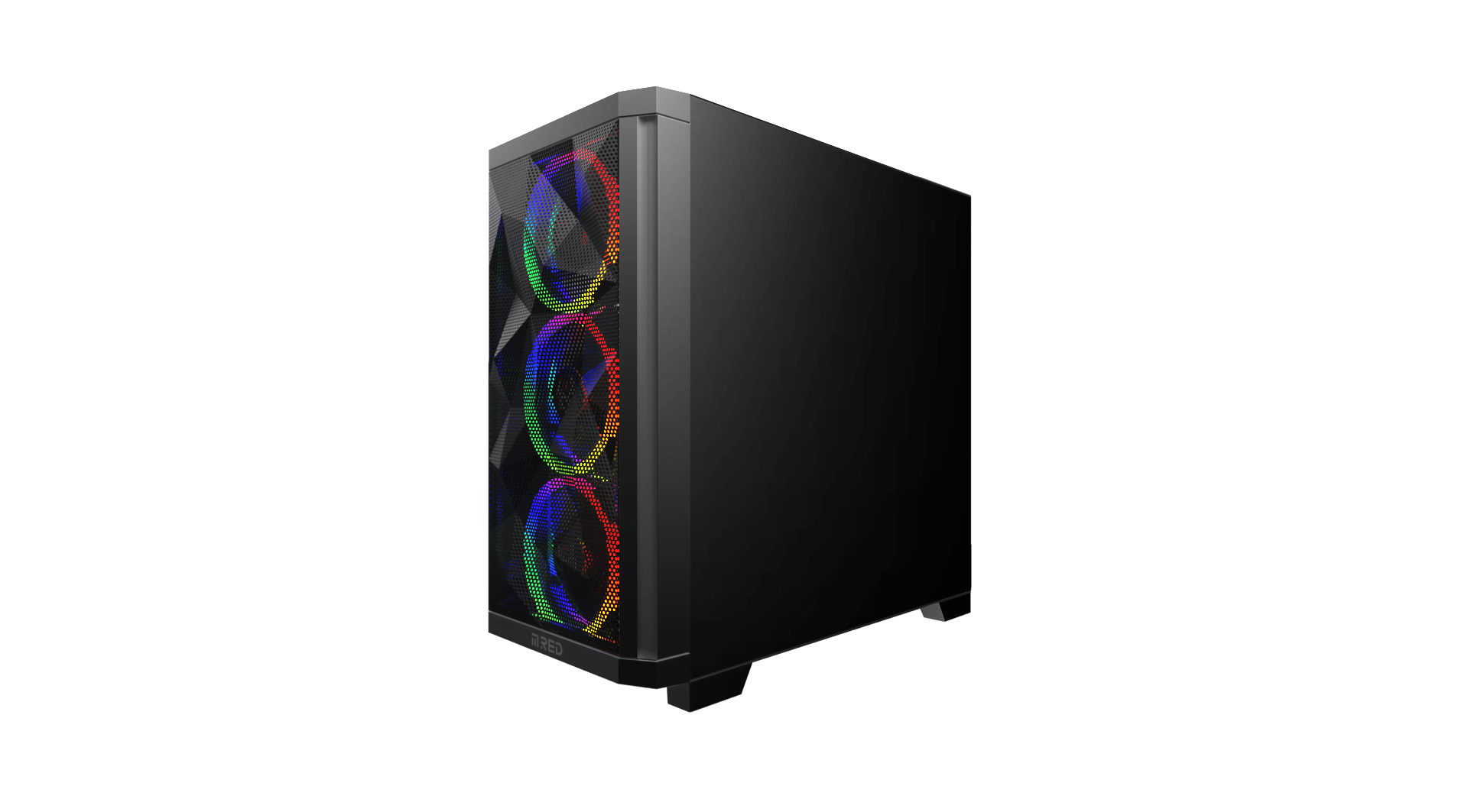 MRED - Boîtier PC Gamer - RGB StarDust Mini - Noir - Cdiscount Informatique