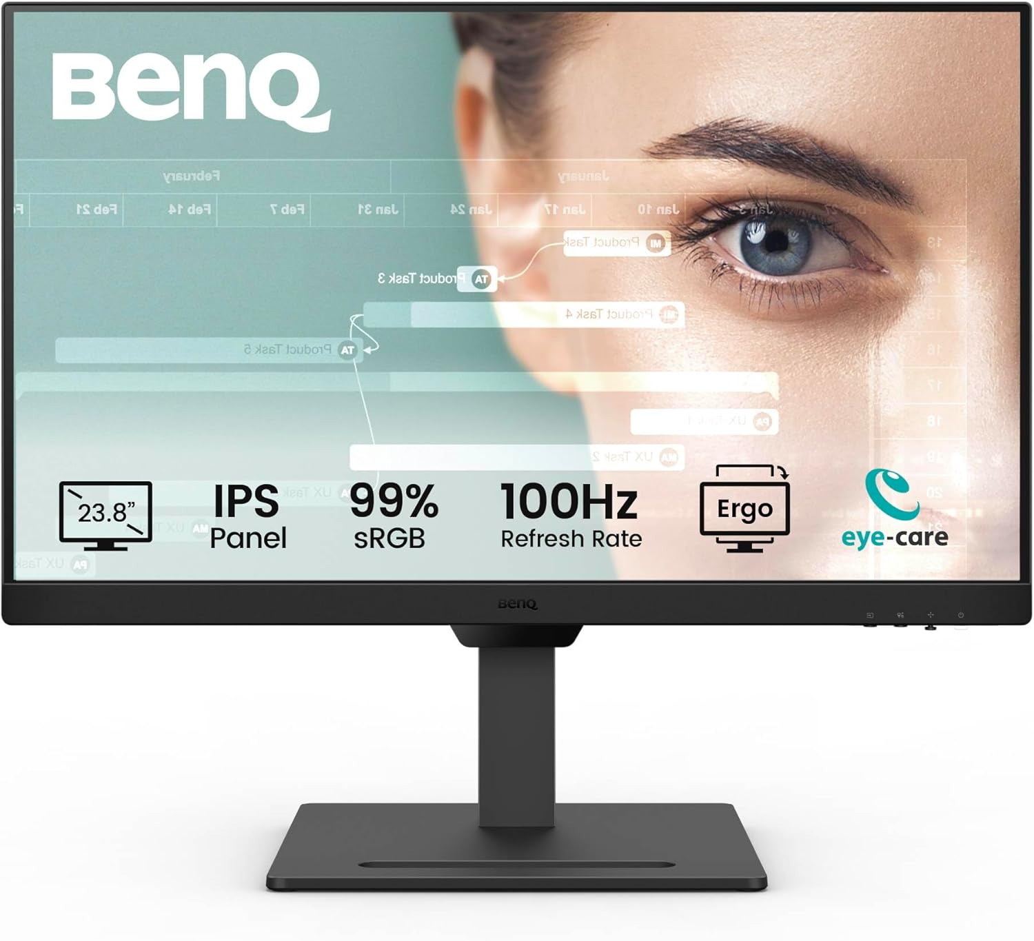 BenQ 24"  9H.LMJLJ.LBE - Ecran PC BenQ - Cybertek.fr - 0