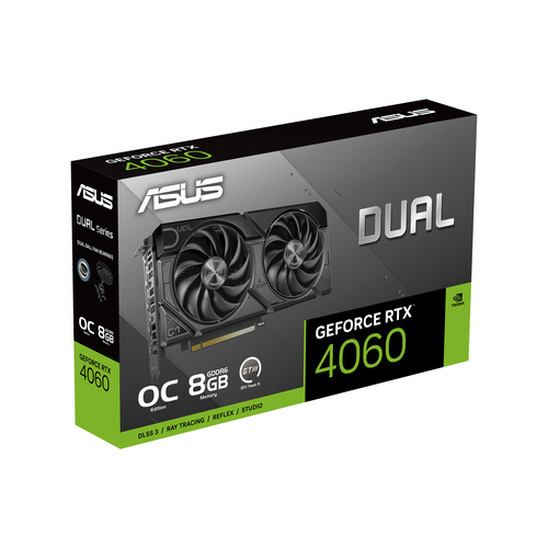 Asus Dual GeForce RTX 4060 EVO OC Edition 8GB - Carte graphique - 12