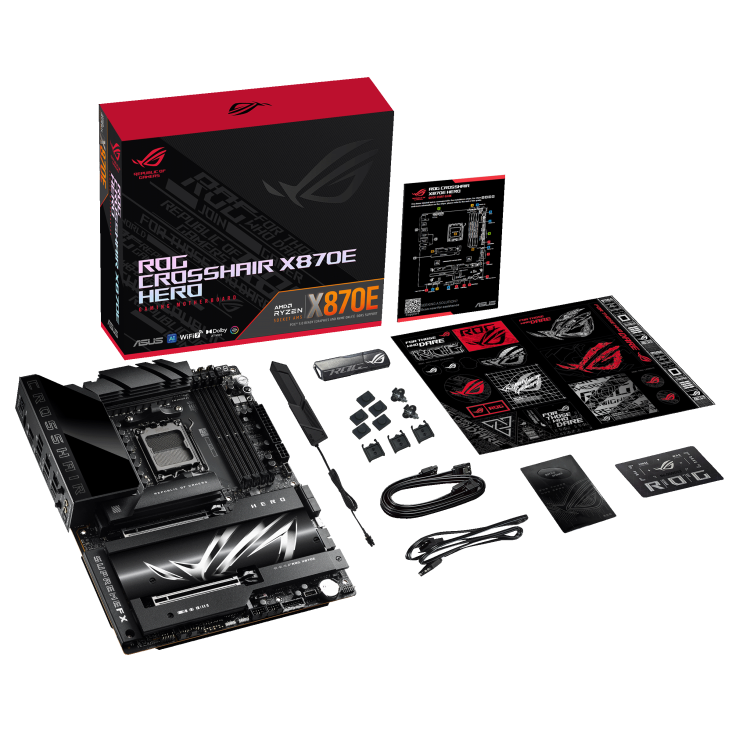 Asus ROG CROSSHAIR X870E HERO ATX  - Carte mère Asus - Cybertek.fr - 11