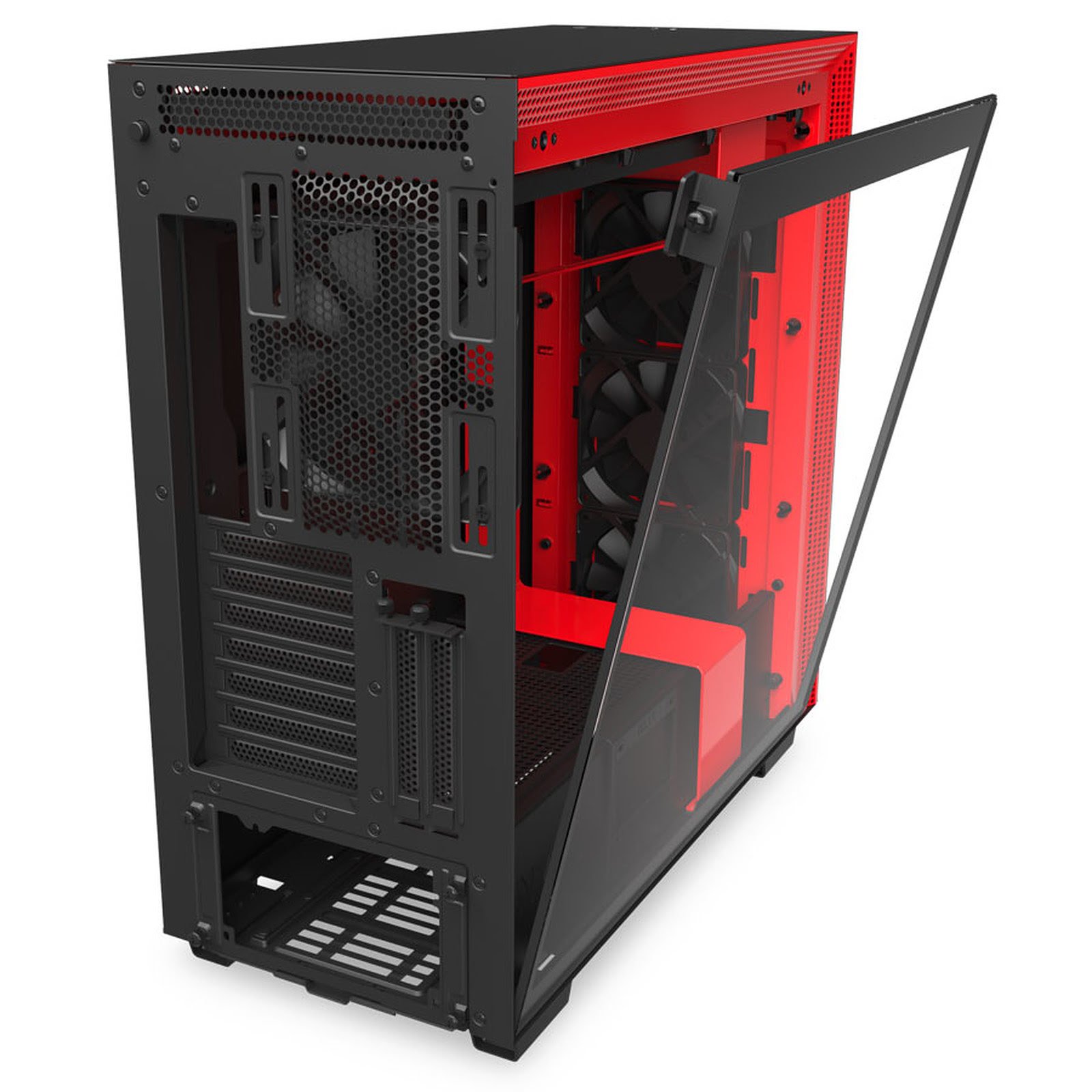 NZXT H710i Noir/Rouge Rouge - Boîtier PC NZXT - Cybertek.fr - 2