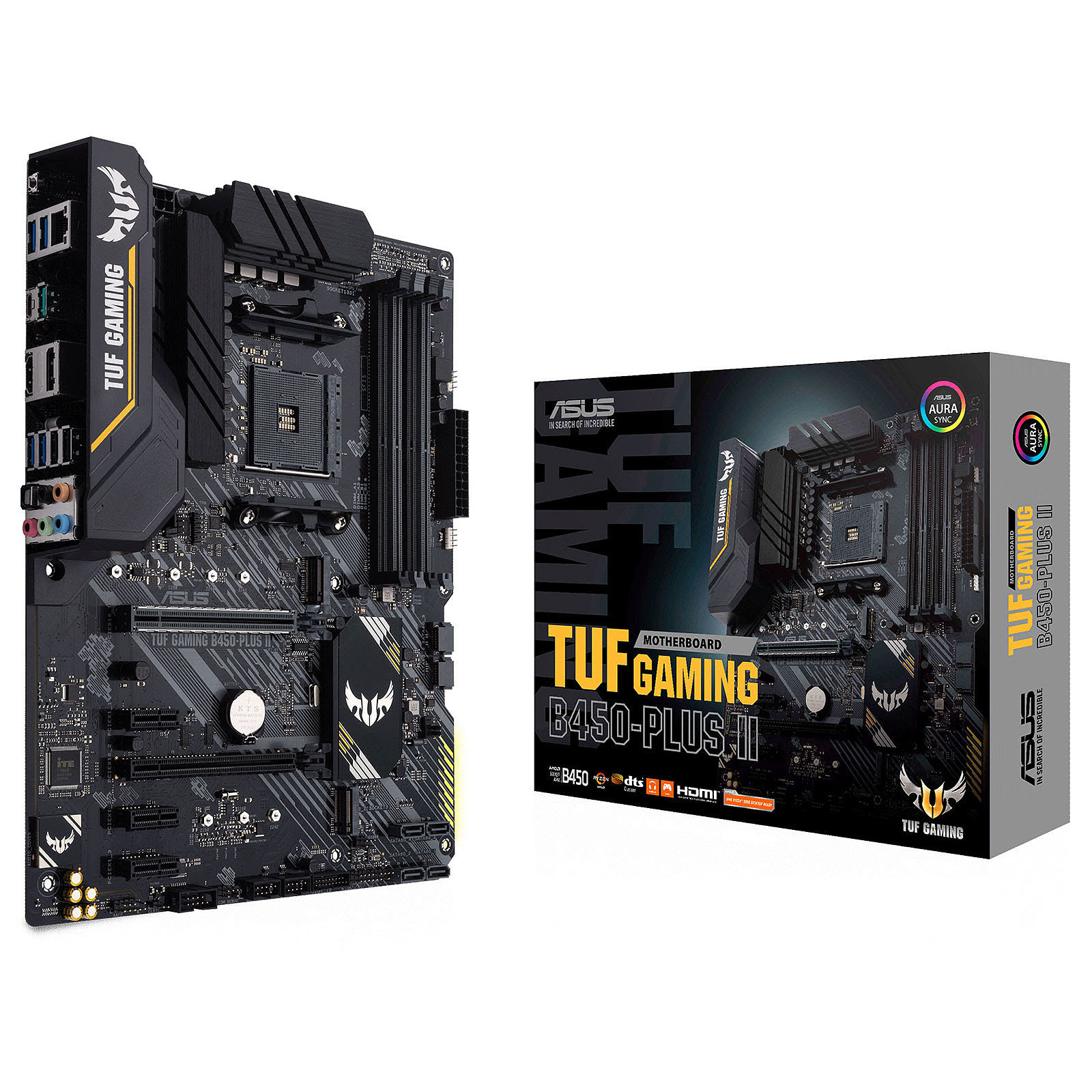 Asus Tuf B450 Plus Gaming Ii Atx Carte Mère Asus Cybertekfr