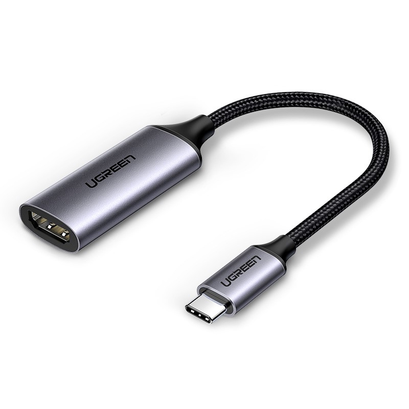 Câble USB-C vers HDMI/4K/Tressé/Noir - Connectique TV/Hifi/Video - 0