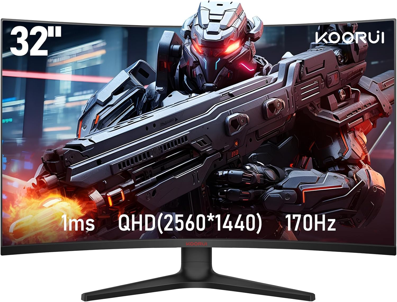 KOORUI 32"  32E6QC - Ecran PC KOORUI - Cybertek.fr - 0