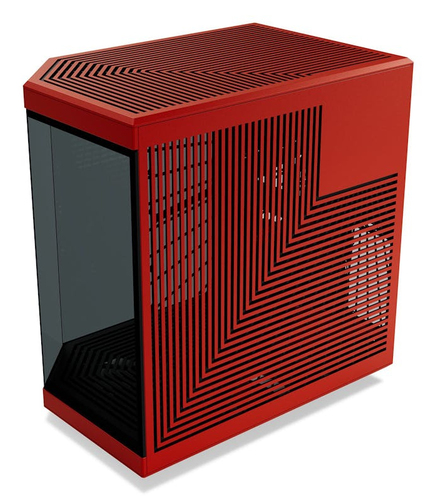 Hyte MT/Sans Alim/E-ATX Rouge - Boîtier PC Hyte - Cybertek.fr - 5