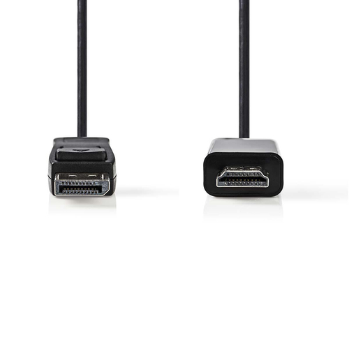 Cable DisplayPort vers HDMI - 2m - Noir  - 1