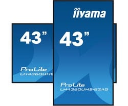 image produit Iiyama LH4360UHS-B2AG 43" - UHD 60Hz 8ms VA Adaptive Sync Cybertek