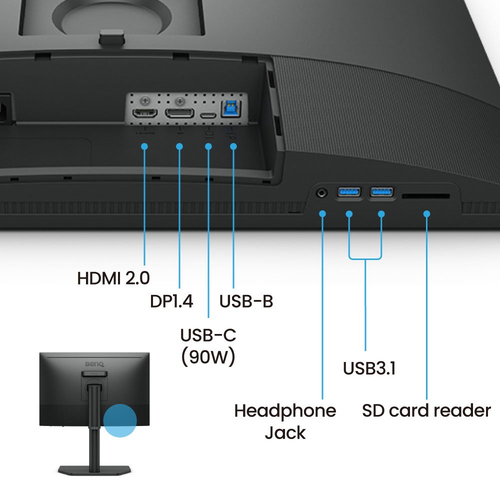 BenQ 24"  9H.LLVLA.TBE - Ecran PC BenQ - Cybertek.fr - 2