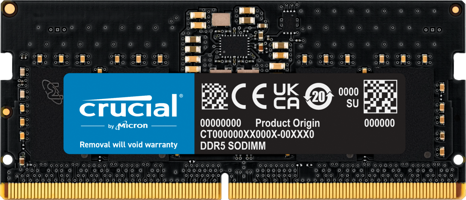 Crucial Classic SODIMM 64G DDR5 5600MHz - Mémoire PC Crucial sur Cybertek.fr - 0