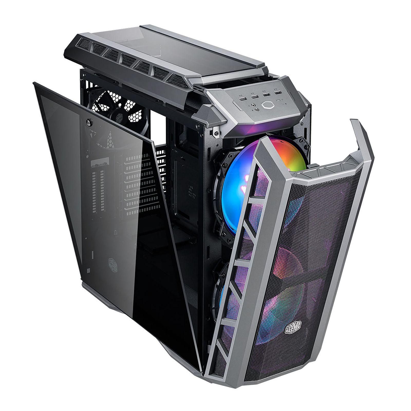 Cooler Master MasterCase H500P Gunmetal Mesh ARGB Noir - Boîtier PC - 3