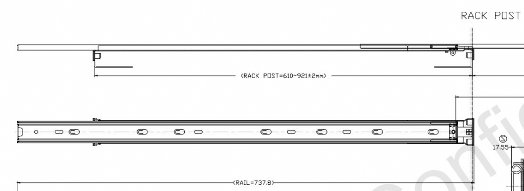 In Win 3RAMIS129500 - Kit de RAIL pour RACK INWIN  (3RAMIS129500) - Achat / Vente Réseau divers sur Cybertek.fr - 1